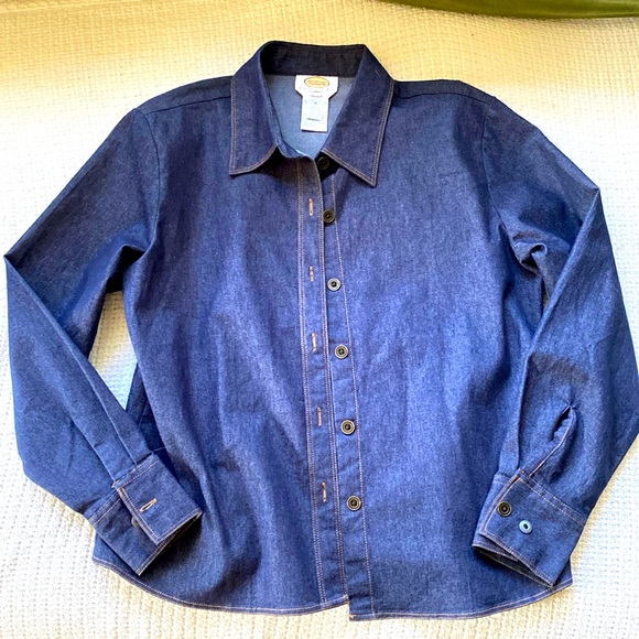 Denim Shirt Jacket - Picture 1 of 7